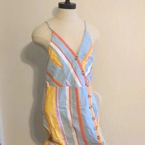 Sandy and Sid striped button down dress size Medium